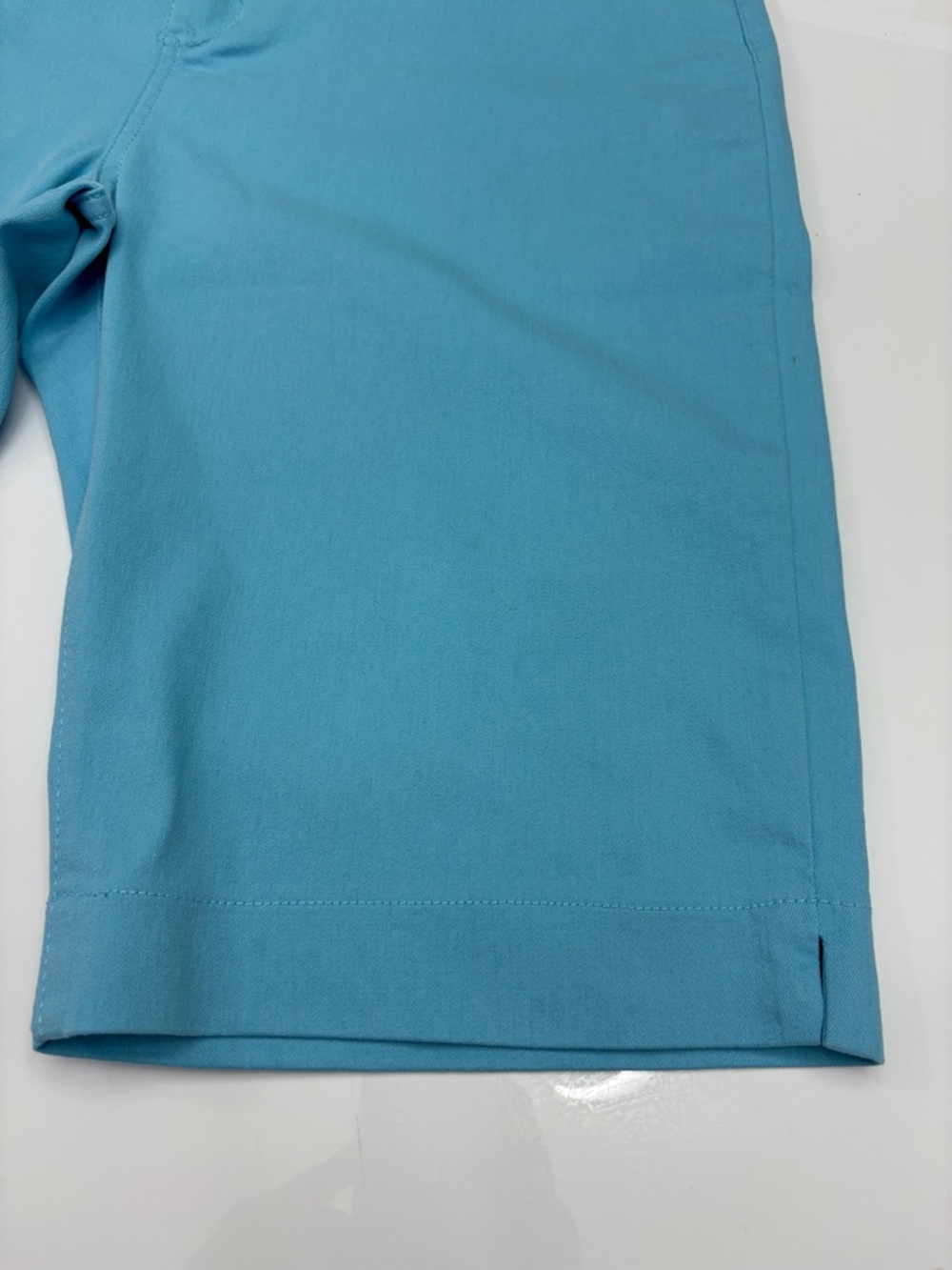 Dolcezza Light Blue Stretch Shorts – Chic Summer Staple size 14 NWT - Picture 11 of 13